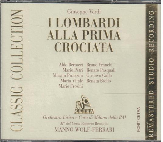 I Lombardi alla Prima Crociata - CD Audio di Giuseppe Verdi