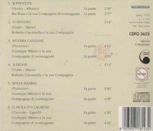 Fonografo (Sceneggiata Napoletana) - CD Audio - 2