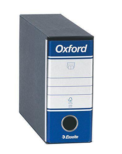 ESSELTE G81 OXFORD Registratore f.to memorandum dorso 8 cm Blu 390781050 - 2