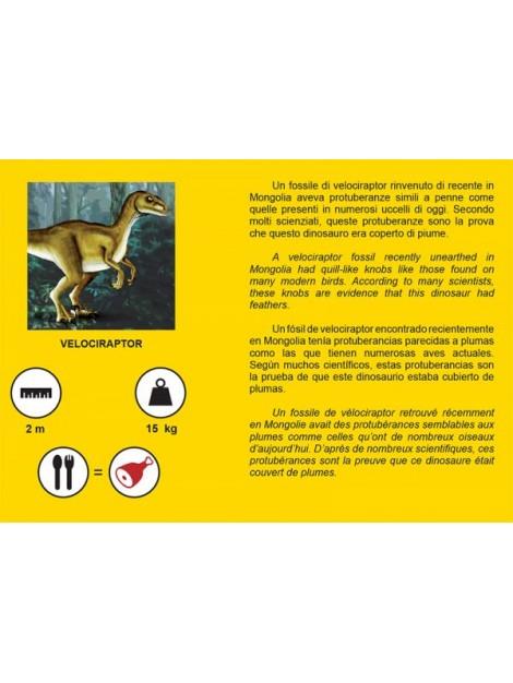 Venturelli- Velociraptor Grande Ngs 645, Multicolore, 8004332707905 - 2