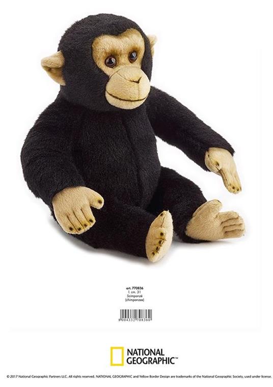 Pupazzo Scimpanze Basic Ufficiale National Geographic