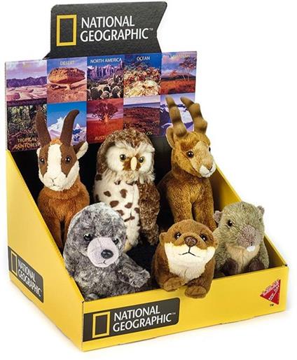 National Geographic Giocattolo, Animali Peluche Europa