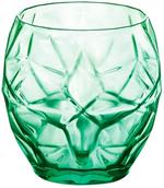 bicchiere Oriente Acqua 3pz vetro colorato. Prodotto in Italia - Green