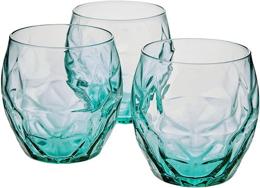 oriente set 3 biccieri acqua cl 40 cool green - 2