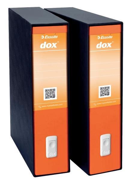 Esselte Dox 2 raccoglitore ad anelli A4 Nero, Arancione - Esselte -  Cartoleria e scuola