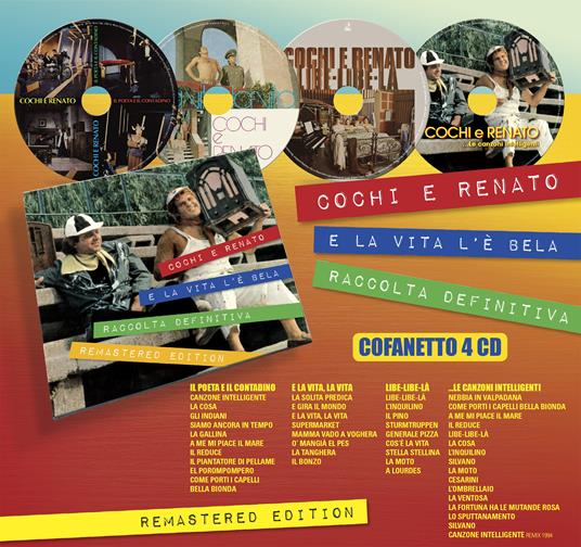 E la vita l'è bela (4 CD Box Set) - CD Audio di Cochi e Renato - 2