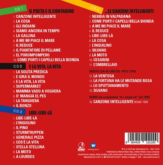 E la vita l'è bela (4 CD Box Set) - CD Audio di Cochi e Renato - 3