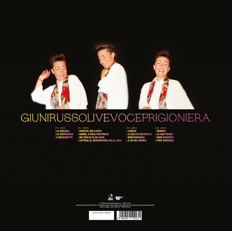 Voce prigioniera. Live (Esclusiva Feltrinelli e IBS.it - Limited, Numbered, 180 gr. 2 LP Crystal Edition) - Vinile LP di Giuni Russo - 3