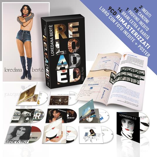 Reloaded (Box 9 CD Remastered from Tapes + 2 inediti + extra e rarità + Book 60 Pag. + Poster) - CD Audio di Loredana Bertè - 2