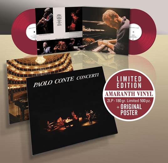 Concerti (Limited Coloured Vinyl Edition + Poster) - Vinile LP di Paolo Conte - 2