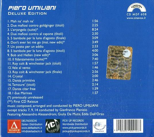 Piero Umiliani (Colonna sonora) (Deluxe) - CD Audio di Piero Umiliani - 2