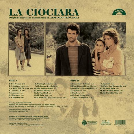 La Ciociara (Colonna Sonora) (Limited Edition - Yellow gold vinyl + poster) - Vinile LP di Armando Trovajoli - 3