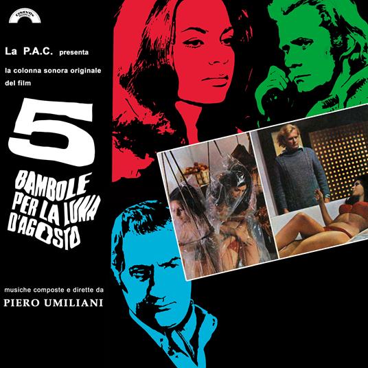 5 Bambole per la luna d'agosto (Colonna Sonora) (140 gr. Limited Edition) - Vinile LP di Piero Umiliani