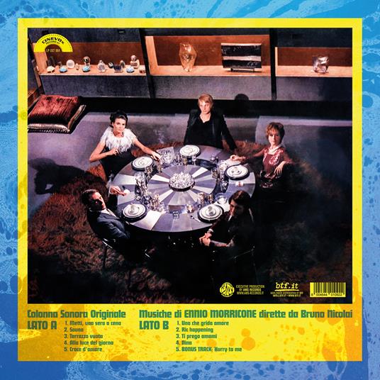 Metti, una sera a cena (Colonna Sonora) (Limited Edition - 140 gr. Yellow Vinyl) - Vinile LP di Ennio Morricone - 3
