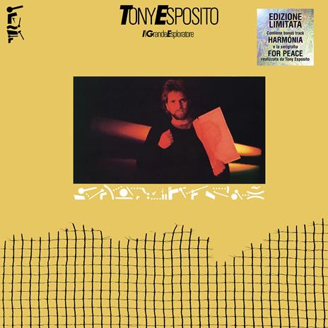 Il grande espoloratore (Limited Edition - Black vinyl + silk-screen print + bonus track) - Vinile LP di Tony Esposito - 2