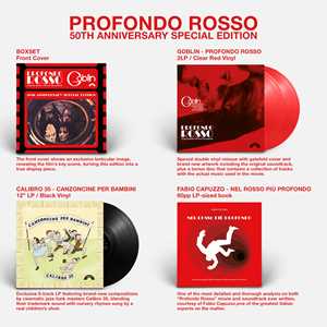 Vinile Profondo Rosso (Colonna Sonora) (50th Anniversary Boxset) Goblin