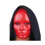Maschera Viso Medio Rosso In Plastica - 2