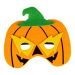 Maschera zucca bimbo in feltro con cavallotto. distribuito da carnival toys