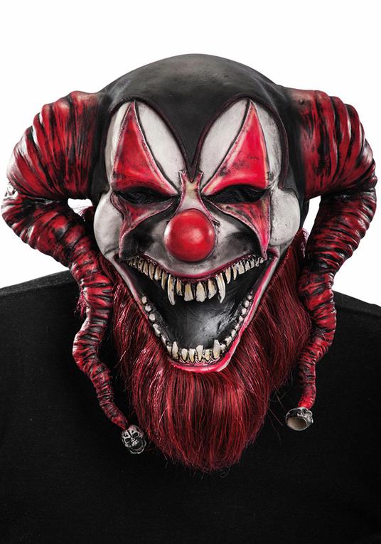Maschera Demone Clown In Lattice