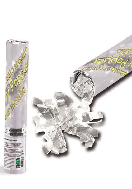 Party Popper Ad Aria Compressa Argento H.Cm.30 Ca. Carnival Toys (4178)