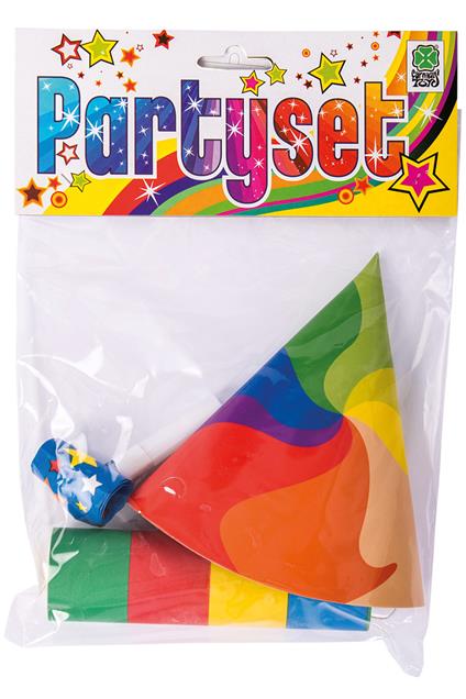 Party Set 1 Stella 1 Cappellino 1 Lingua. Carnival Toys (4485)