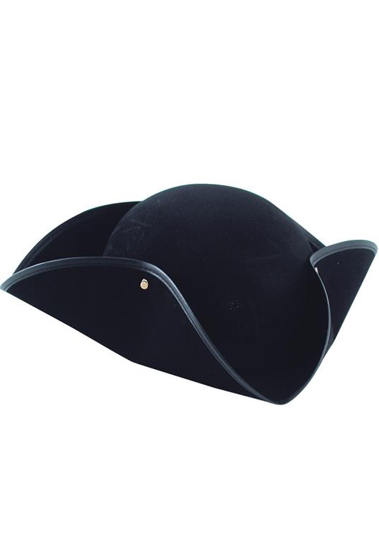 Cappello Tricorno In Bifloccato Nero