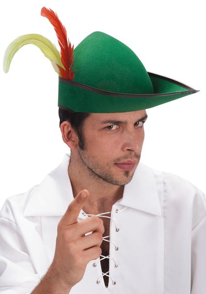 Cappello Folletto Verde In Bifloccato
