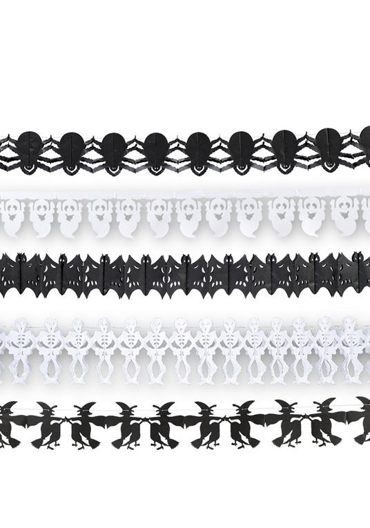 Festone In Carta L.Cm.300 Ca. Mod.Ass.