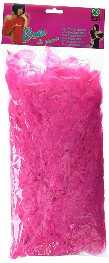 Boa di Piume Lusso Rosa L.Cm. 180 Ca. Gr.55 Ca. Carnival Toys (8227)