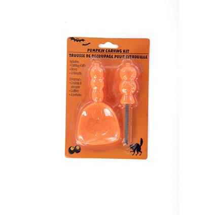 Set Per Decorare Zucca Di Halloween In Blister