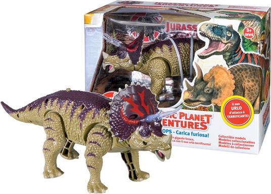 Triceratopo a Batteria Jurassic Adventures
