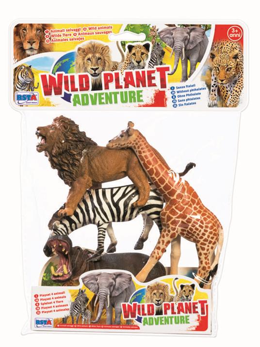 Wild Planet Adventure - Busta 4 Animali Selvaggi