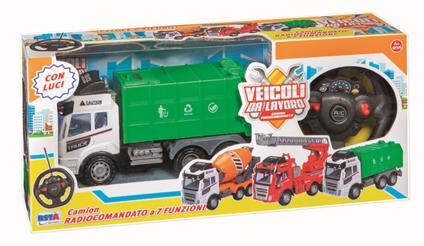 Camion Nettezza Urbana RC, 7 Canali, con Luci