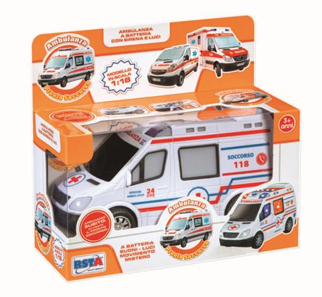 RONCHI SUPERTOYS Rstoys 10753 Ambulanza Luci e Suoni, 10753