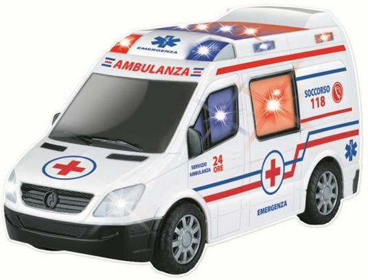 RONCHI SUPERTOYS Rstoys 10753 Ambulanza Luci e Suoni, 10753 - 2