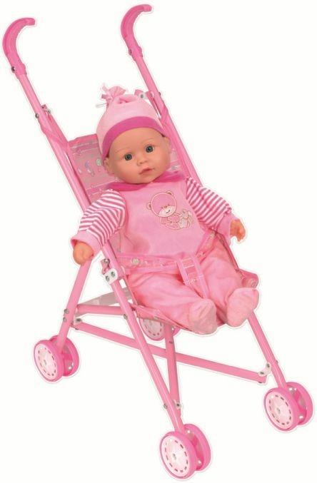 BAMBOLA C/PASSEGGINO 40cm - 5