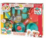 Scuola di Cucina per Piccoli Cuochi. Playset Padella Pentola e Accessori