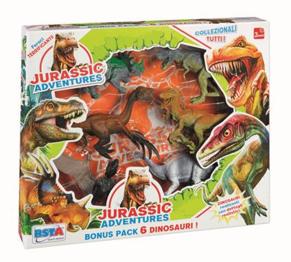 Jurassic Adventures - Playset 6 Dinosauri