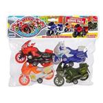 4 Motociclette Retrocarica Busta Pvc
