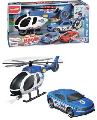 Playset Emergenza Polizia Elicottero