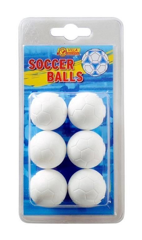 Palline per calciobalilla giocattolo in blister da 6 pezzi - 77