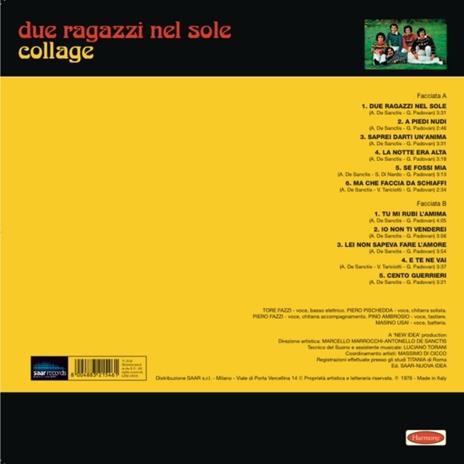 Due ragazzi nel sole (180 gr. Red Coloured Vinyl) - Vinile LP di Collage - 2