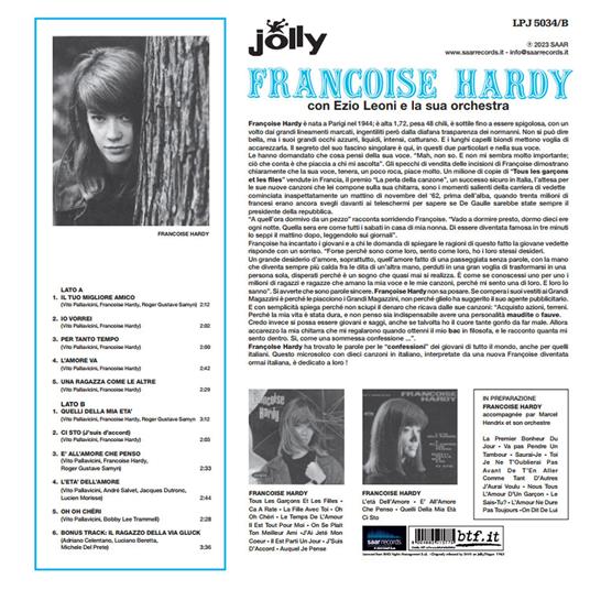 Francoise Hardy with Ezio Leoni and his orchestra (Limited Edition 180 gr. Green Vinyl + Bonus Track) - Vinile LP di Françoise Hardy - 3