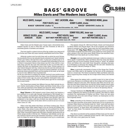 Bags Groove (180 gr.) - Vinile LP di Miles Davis - 2