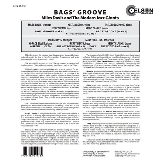 Bags Groove (180 gr.) - Vinile LP di Miles Davis - 2