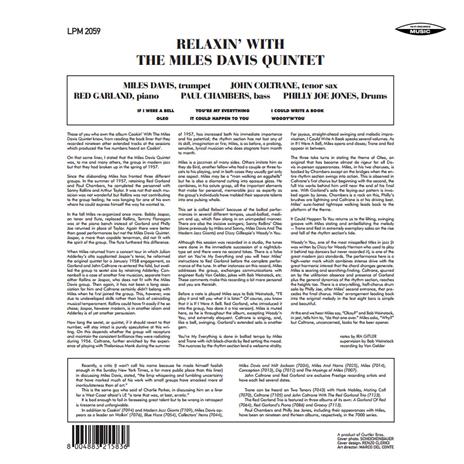 Relaxin' (180 gr.) - Vinile LP di Miles Davis - 2
