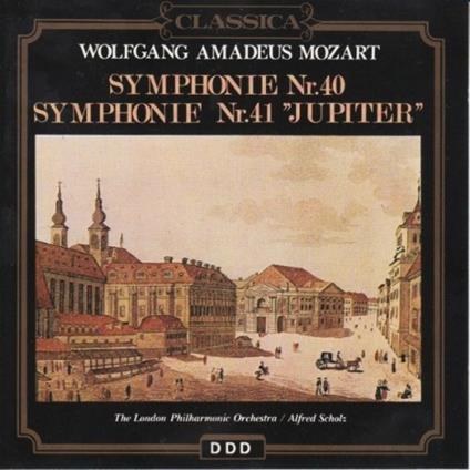 Sinfonie n.40, n.41 - CD Audio di Wolfgang Amadeus Mozart,London Philharmonic Orchestra,Alfred Scholz