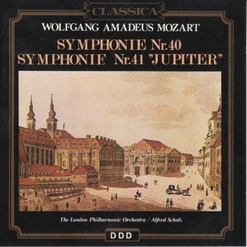 Sinfonie n.40, n.41 - CD Audio di Wolfgang Amadeus Mozart,London Philharmonic Orchestra,Alfred Scholz