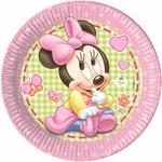 Baby Minnie. 8 Piatti 23Cm