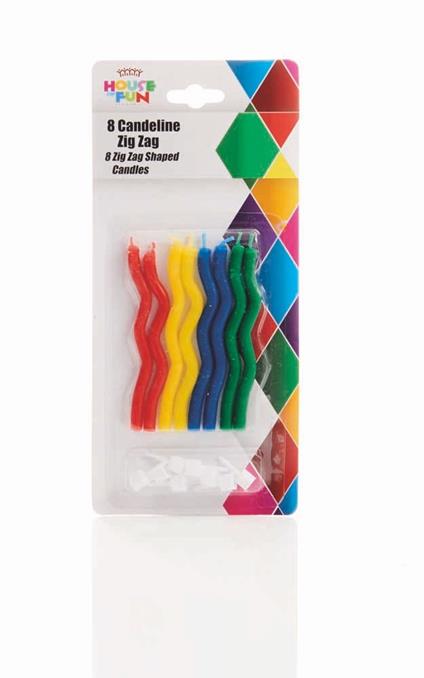 Blister 8 Candeline Zig Zag